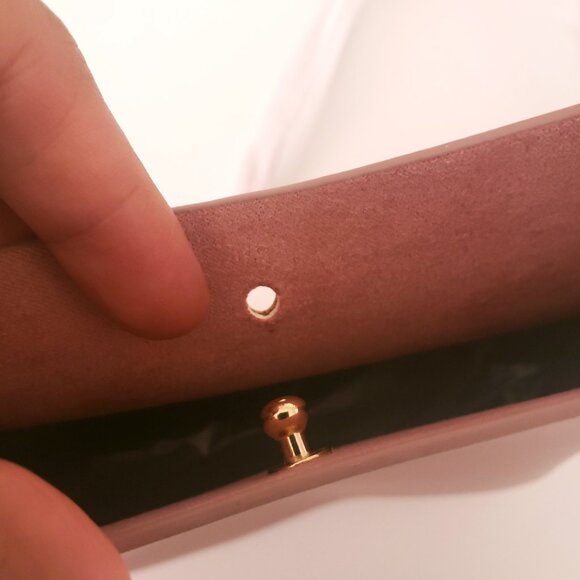 Samara Anthropologie Vegan Leather Pink Small Crossbody Shoulder Bag - Picture 10 of 15